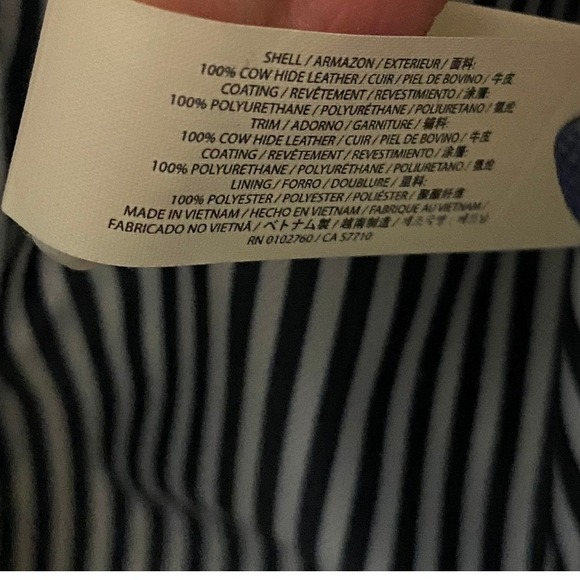 Kate Spade Cameron Street Colorblock Tote Lavender Cream Navy Leather – No Strap - Picture 11 of 11